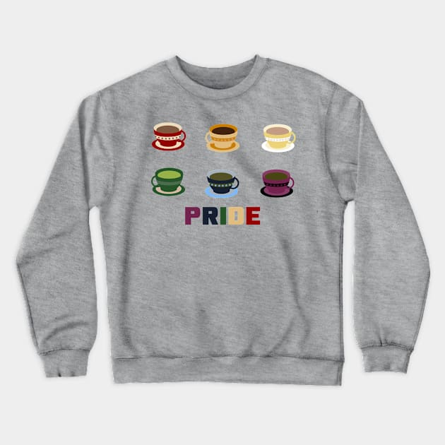 Teacup Pride Crewneck Sweatshirt by LochNestFarm